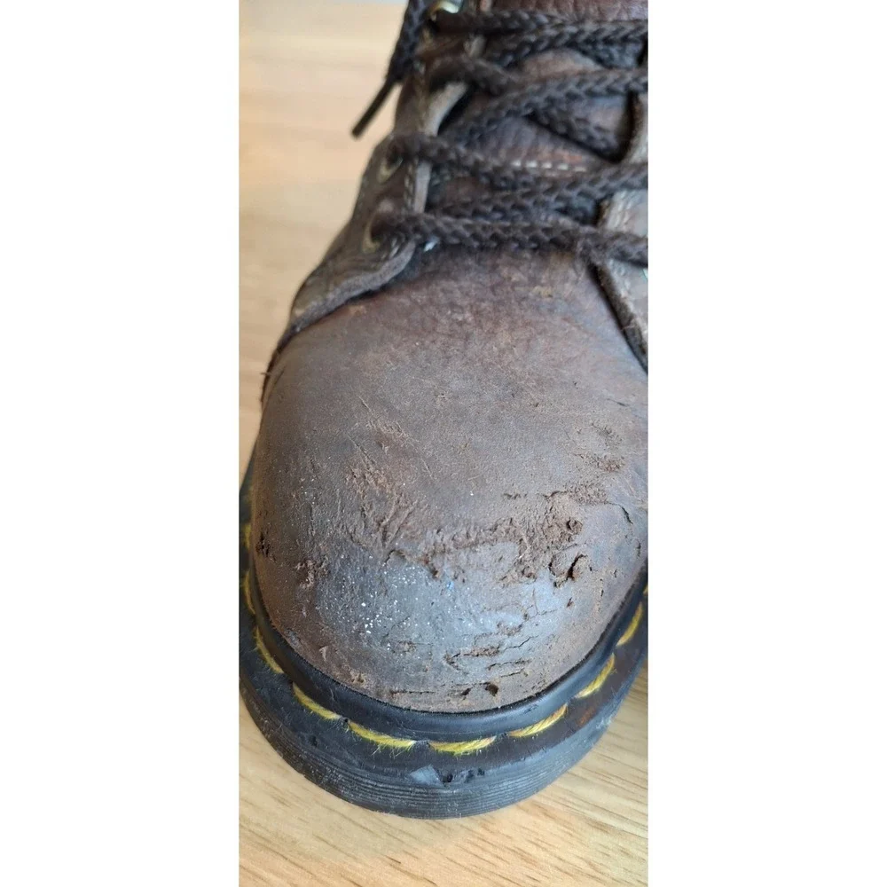 Dr. Martens AirWair Ironbridge Steel Toe Industrial Brown Boots Men's 8 READ